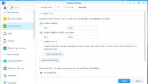 synology webdav